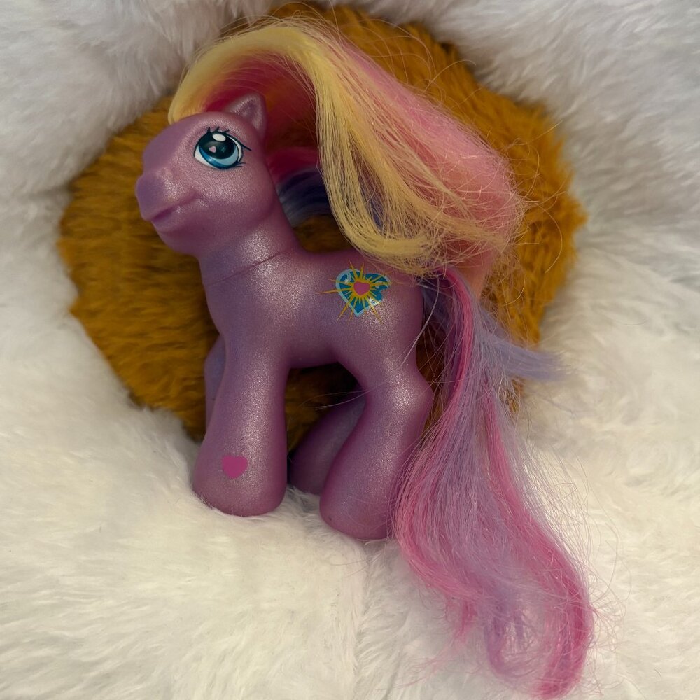My Little Pony (MLP) Baby Pink Sunsparkle 2002 G3 Hasbro (SKU: 304TO)
